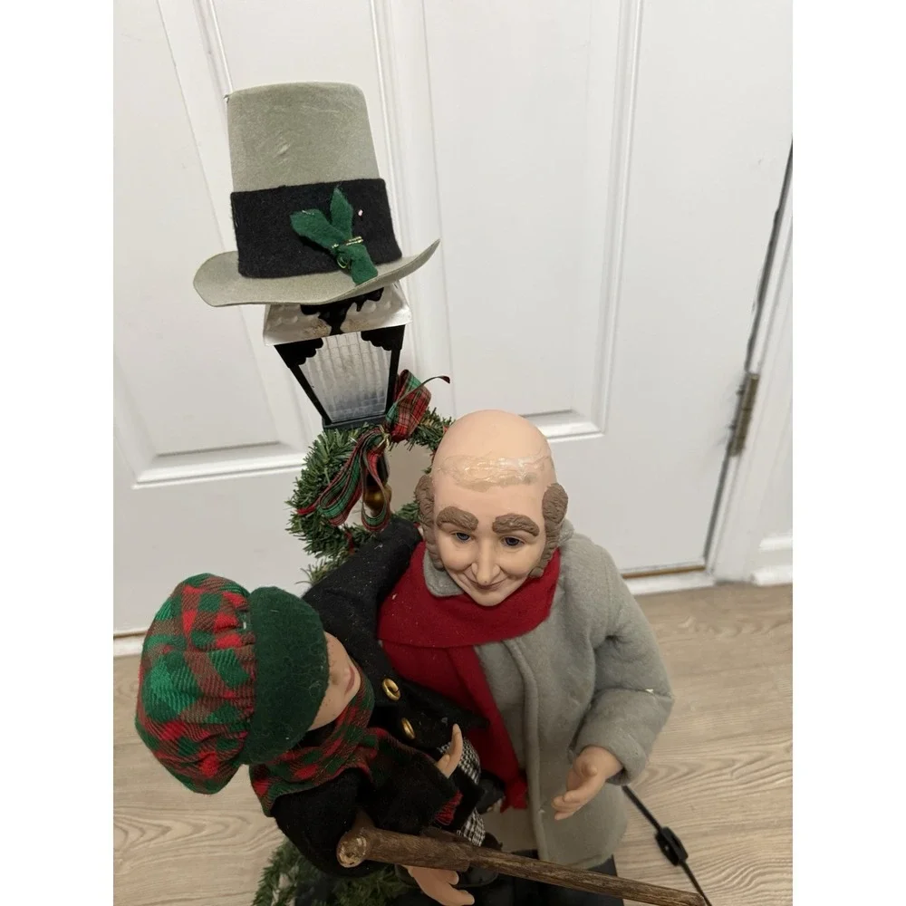 Vtg. Holiday Creations Tiny Tim & Scrooge 36